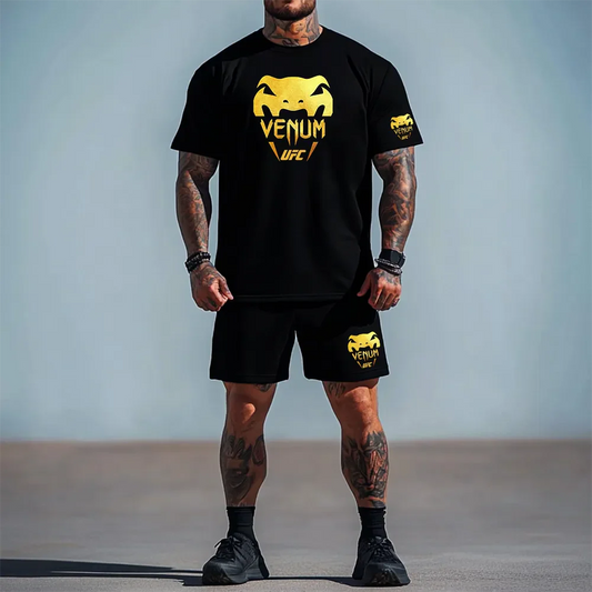 Σετ με κοντομάνικο Venu Gold UFC
