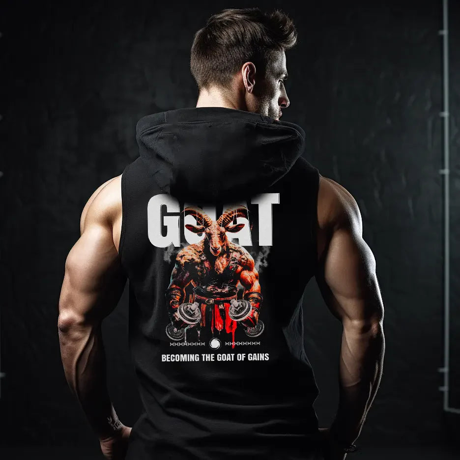 Αμάνικο Φούτερ Gym Goat Sleeveless