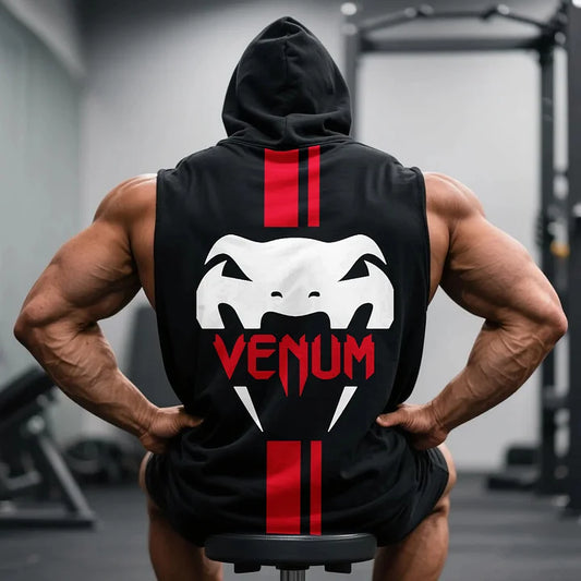 Αμάνικο φούτερ Venu Red White Plus