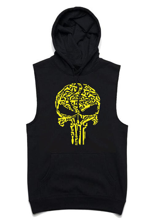 Αμάνικο Φούτερ Yellow Skull