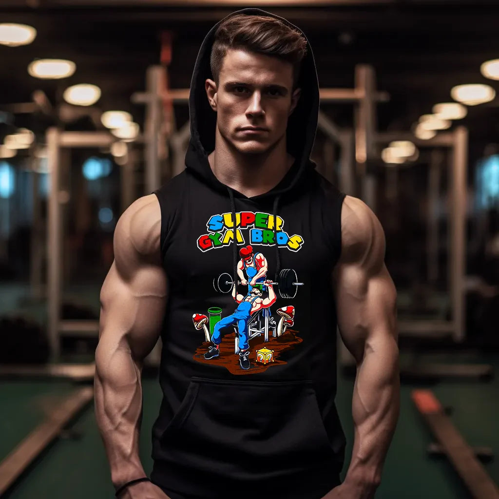 Αμάνικο φούτερ Super Gym Bros