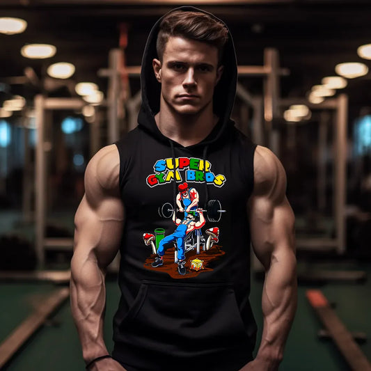 Αμάνικο φούτερ Super Gym Bros