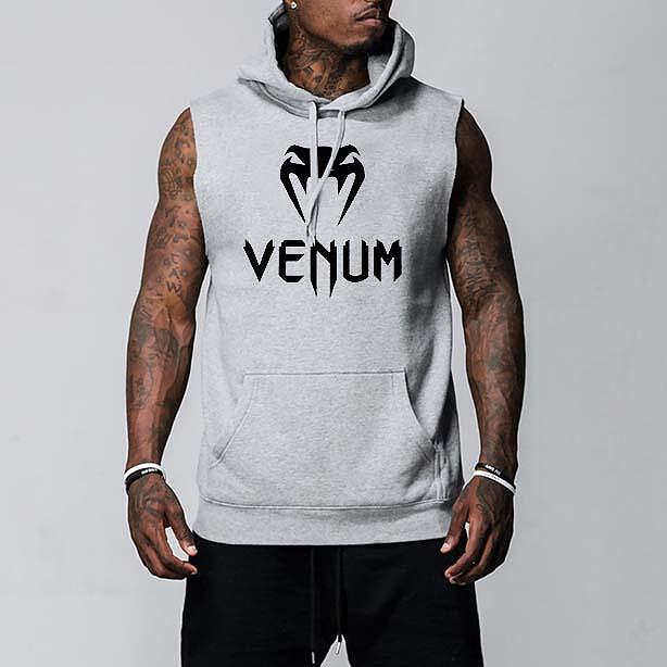 Αμάνικο Φούτερ Venu Grey Sleeveless