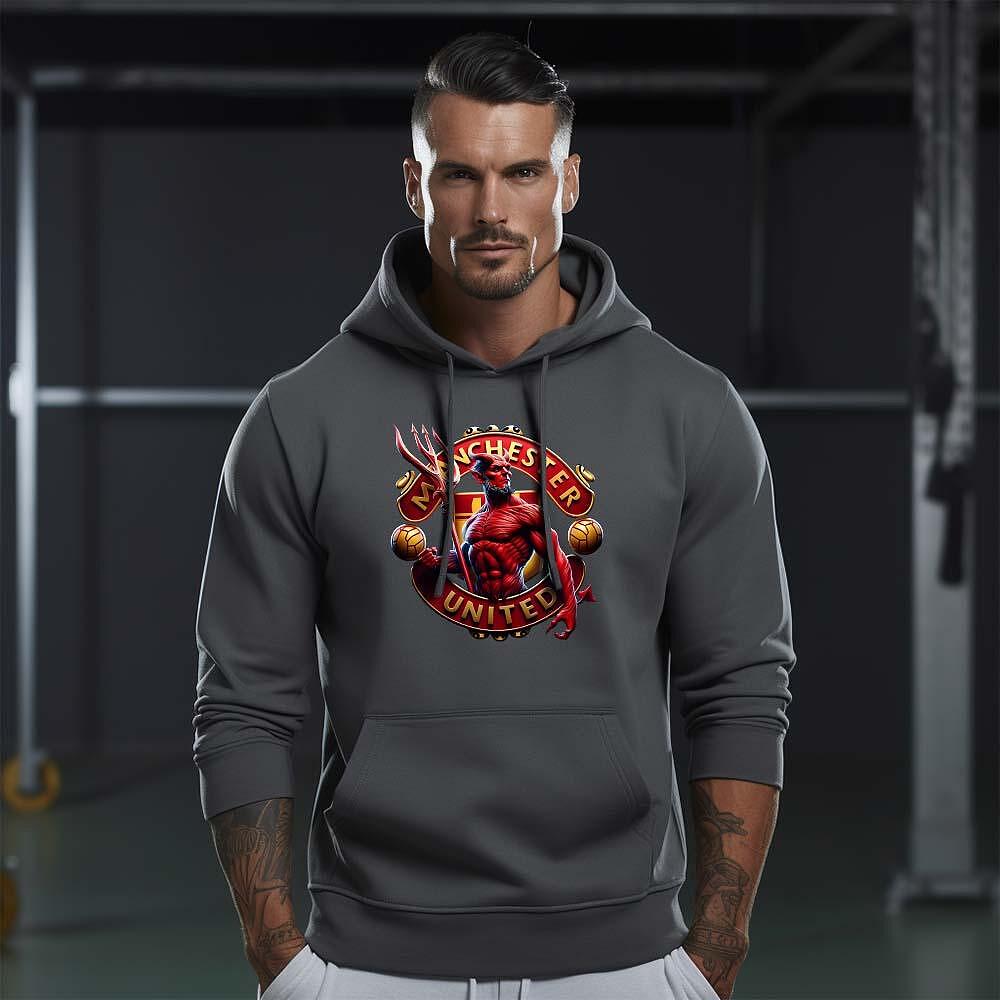 Φούτερ Man United Devil Γκρι