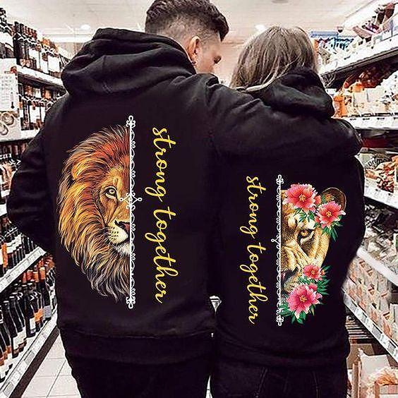 Φούτερ για ζευγάρια Strong Together