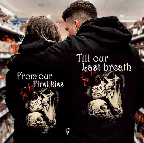 Φούτερ για ζευγάρια First Kiss 3