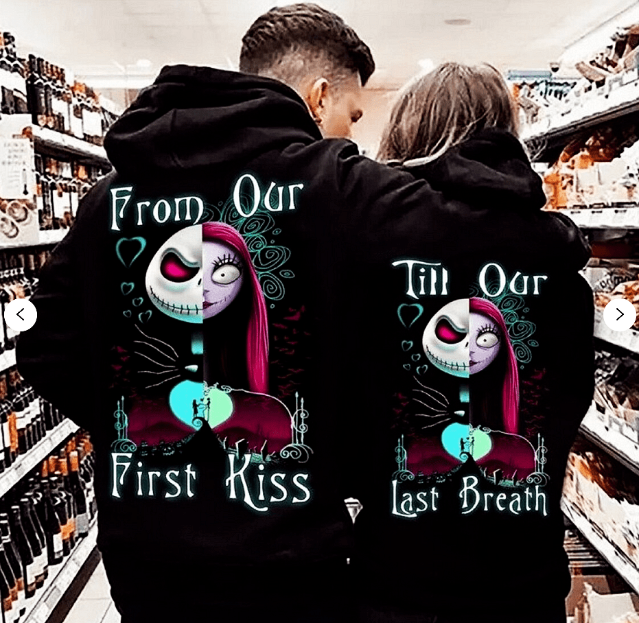 Φούτερ για ζευγάρια First Kiss 2