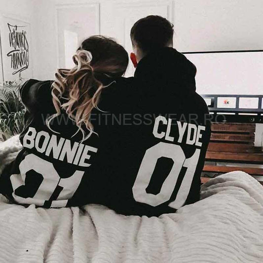 Φούτερ για ζευγάρια Bonnie / Clyde