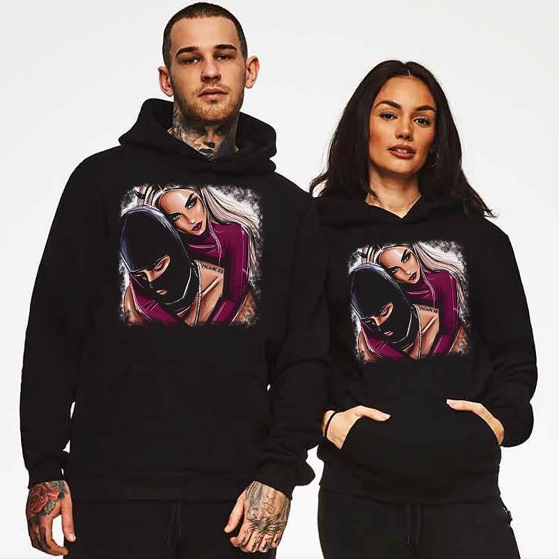 Φούτερ για ζευγάρια Gangsta Love