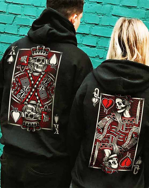 Αμάνικα φούτερ για ζευγάρια King and QUEEN