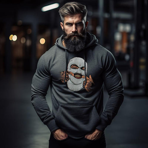 Φούτερ Gangsta Mask3 Σκούρο