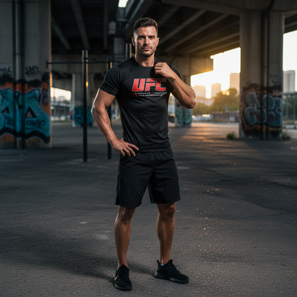 Αθλητικό μπλουζάκι από διαπνέον ύφασμα UFCFighter