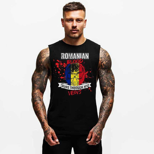 Τιραντάκι Muscle Romanian Blood