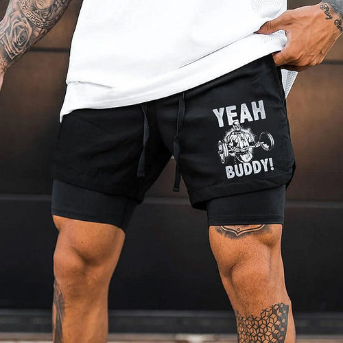 Παντελόνια Fitness Premium Yeah Buddy