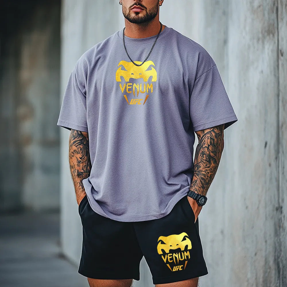 Σετ με κοντομάνικο Venu Gold UFC