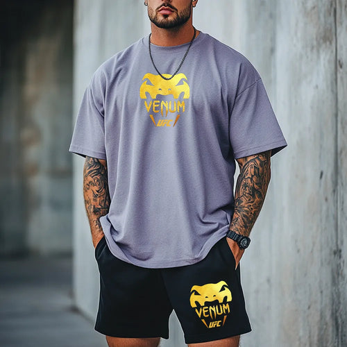 Σετ με κοντομάνικο Venu Gold UFC