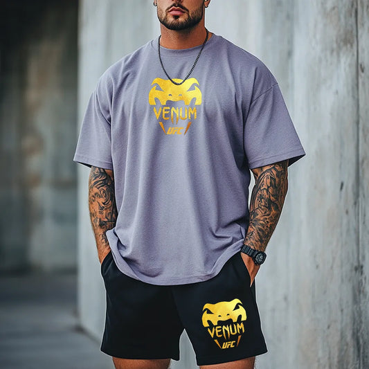 Σετ με κοντομάνικο Venu Gold UFC