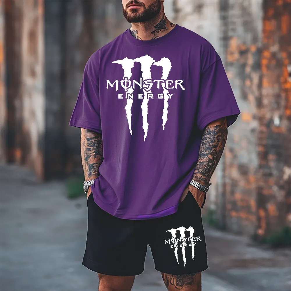 Σετ με κοντομάνικο MonsterWh Prpl