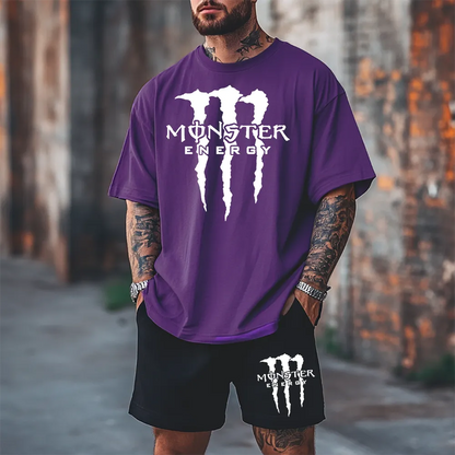Σετ με κοντομάνικο MonsterWh Prpl