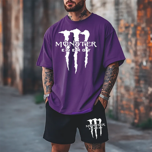 Σετ με κοντομάνικο MonsterWh Prpl
