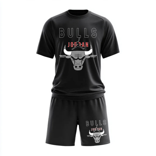 Σετ Από Διαπνεών Ύφασμα Bulls Bl/Wh
