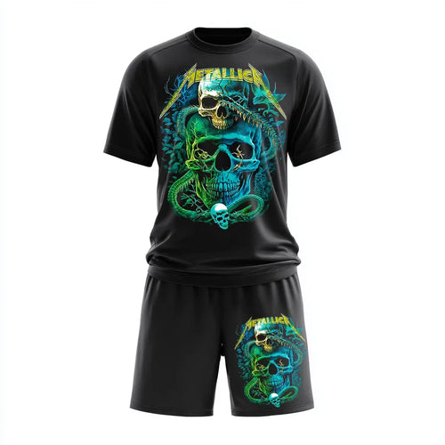 Σετ από διαπνεών ύφασμα Metallica Skulls and Bones