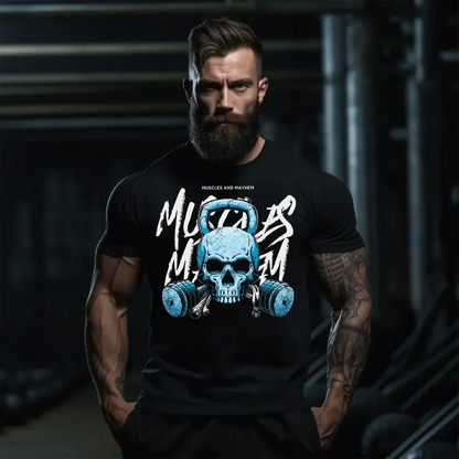 Μπλουζάκι Muscles and Mayhem