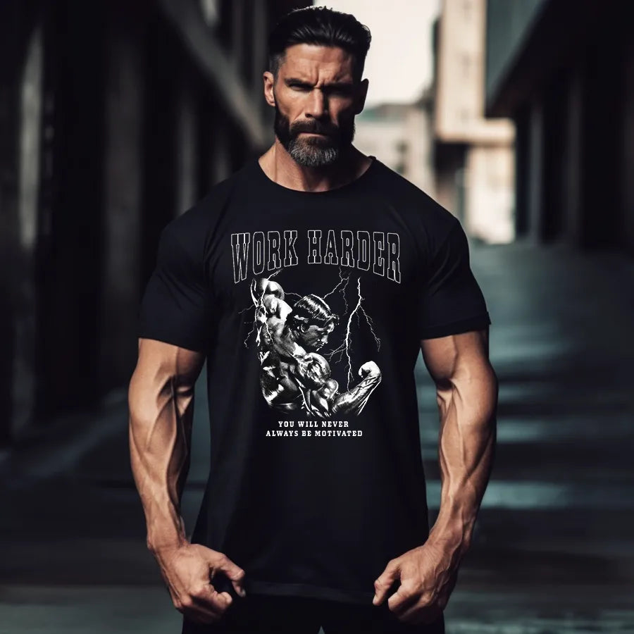 Μπλουζάκι Work Harder Arnold