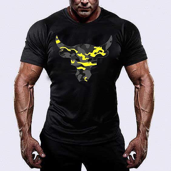 Μπλουζάκι Taur Yellow Camo