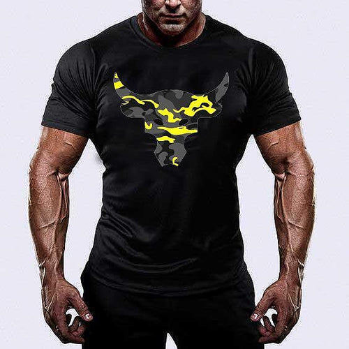 Μπλουζάκι Taur Yellow Camo