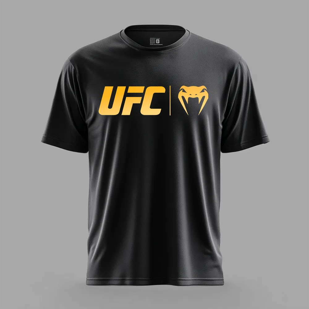 Αθλητικό Μπλουζάκι Από Διαπνέον Ύφασμα UFCVen Gold