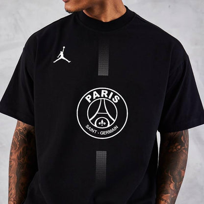 Oversized μπλουζάκι PSG Γκρι