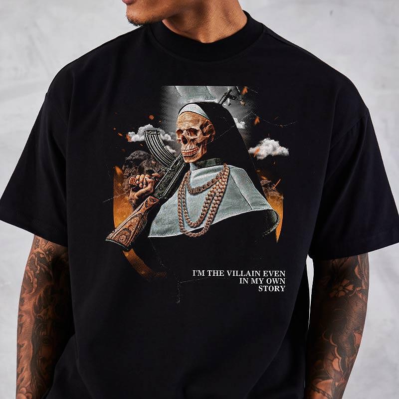 Oversized Μπλουζάκι Oversize SkullAK