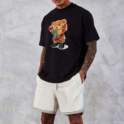 Oversized μπλουζάκι Bear Champ