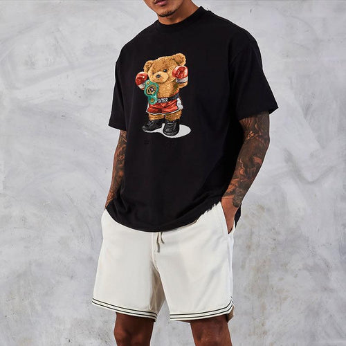 Oversized μπλουζάκι Bear Champ