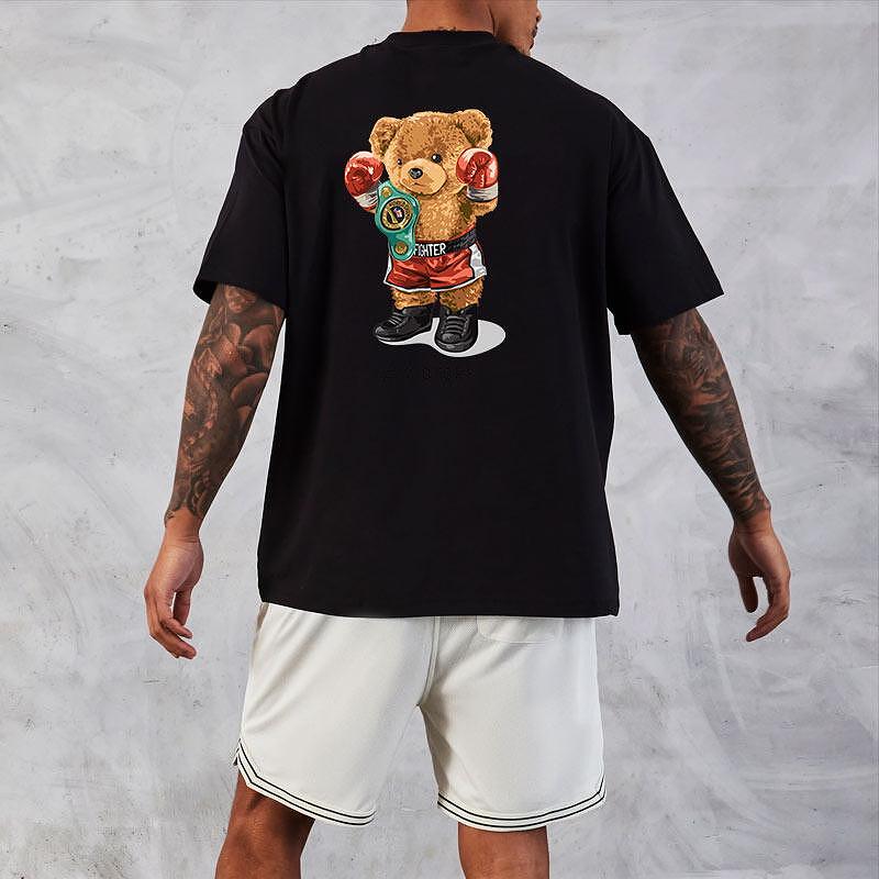 Oversized μπλουζάκι Bear Champ