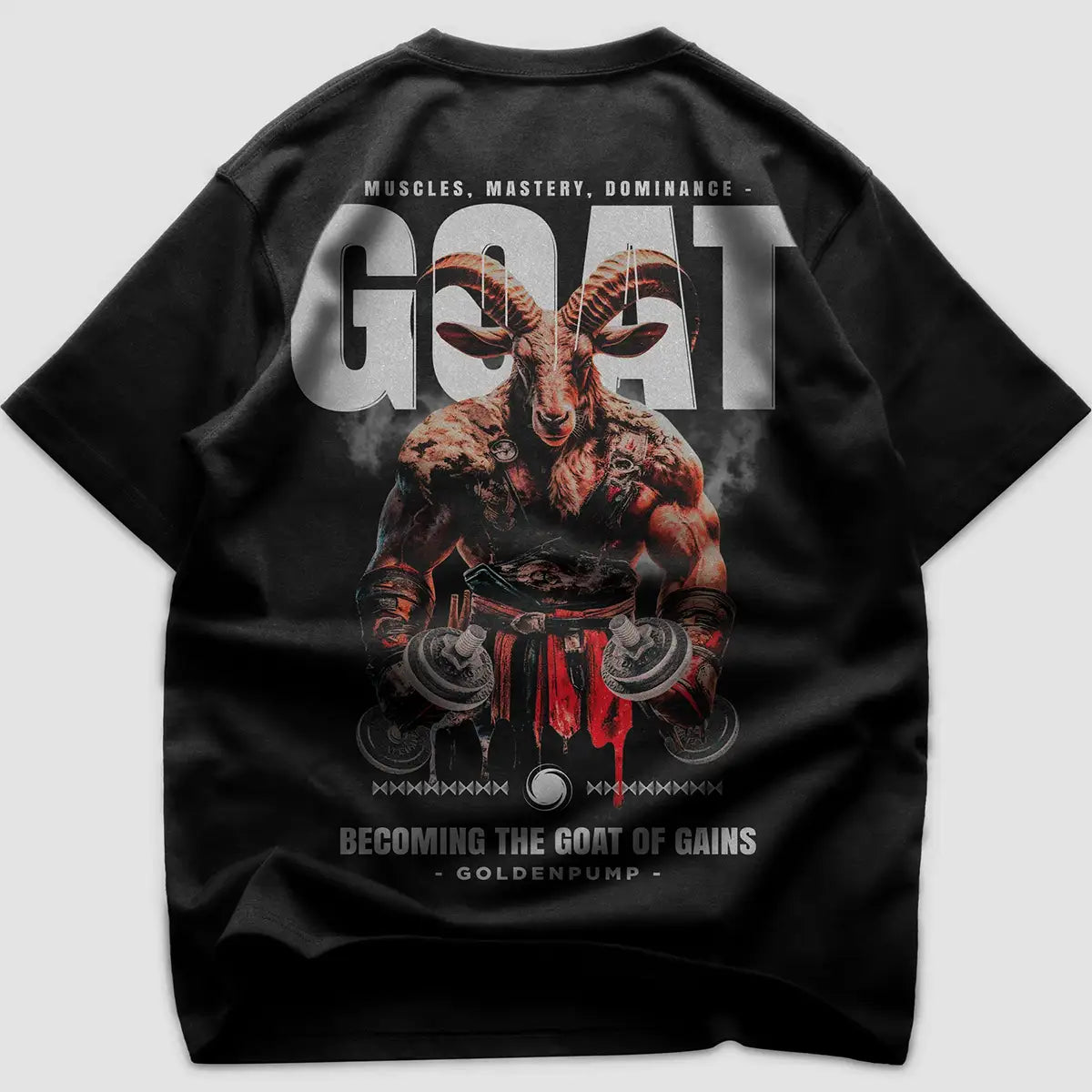 Oversized Μπλουζάκι Gym Goat