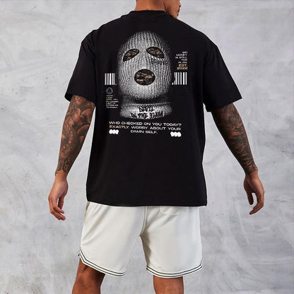Oversized Μπλουζάκι Oversize Gangsta Devil