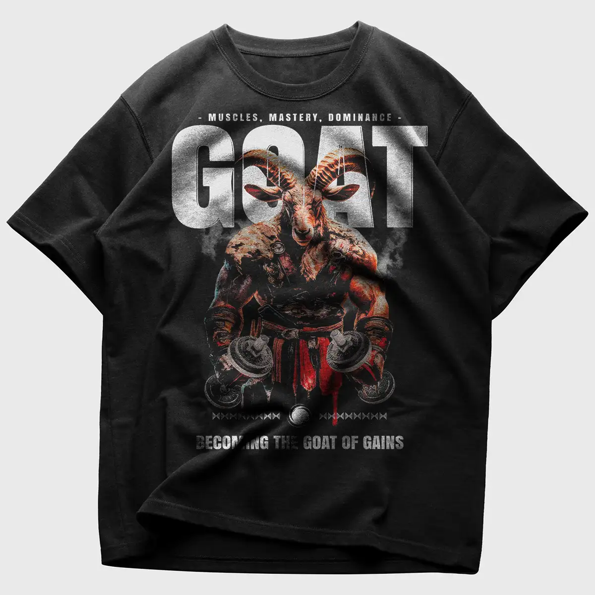 Oversized Μπλουζάκι Gym Goat