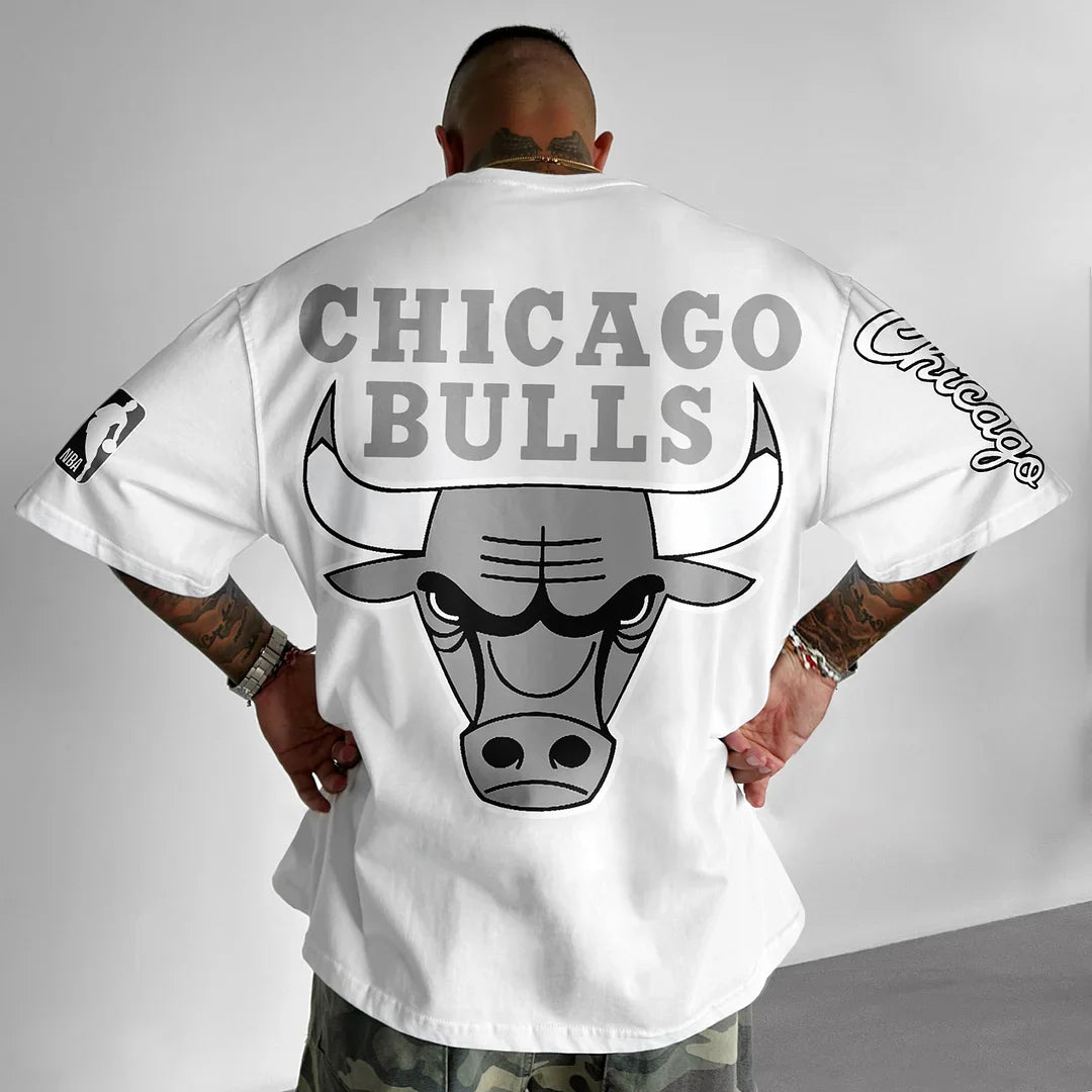 Oversized μπλουζάκι Bulls bl\wh