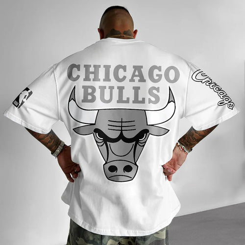 Oversized μπλουζάκι Bulls bl\wh