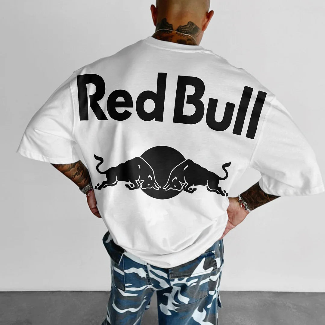 Oversized μπλουζάκι RedBulll wh