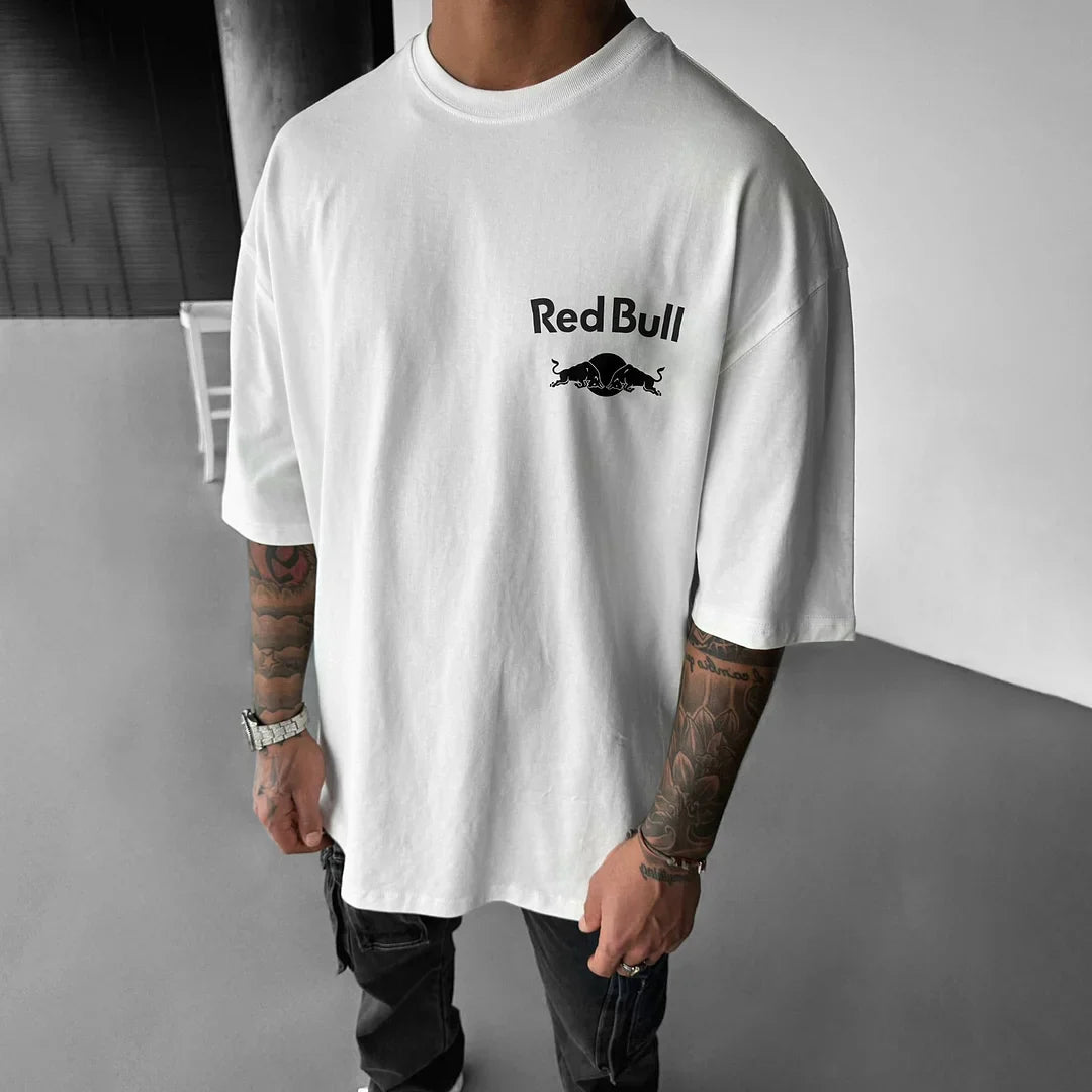 Oversized μπλουζάκι RedBulll wh