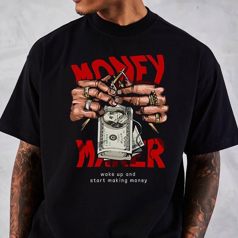 Oversized Μπλουζάκι Money Maker
