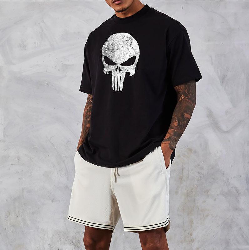 Oversized Μπλουζάκι Skull