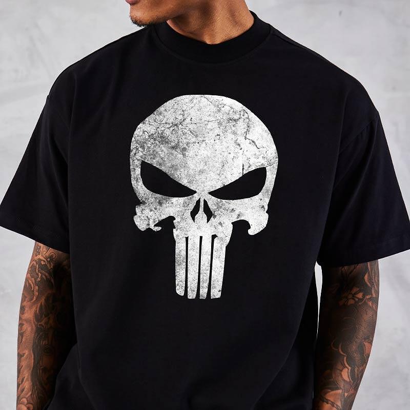 Oversized Μπλουζάκι Skull