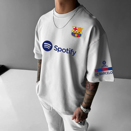 Oversized Μπλουζάκι Barca Wh