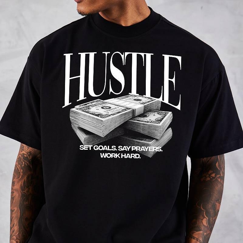 Oversized Μπλουζάκι Hustle