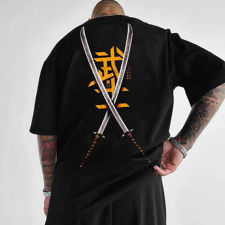 Oversized Μπλουζάκι Katanas 2