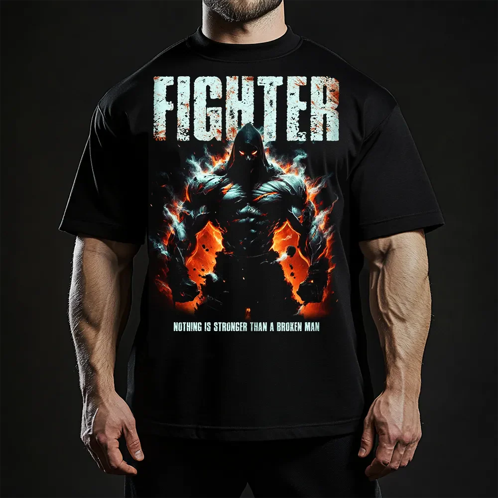 Oversized Μπλουζάκι Fighter